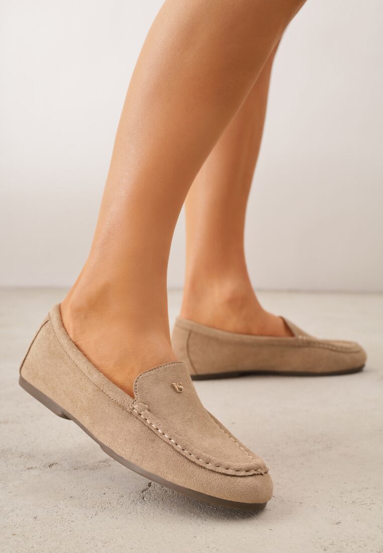 Mocasini Bej închis 1