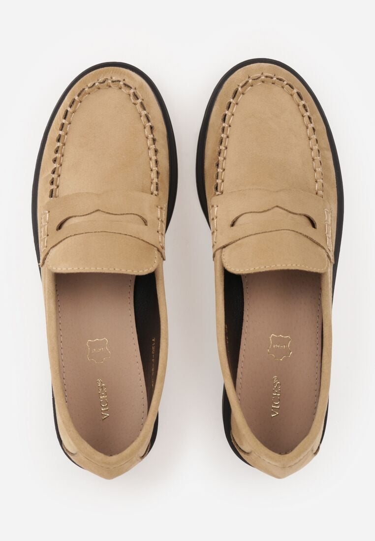 Mocasini Bej închis 6