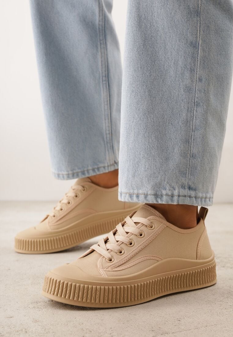 Teniși înalți Bej închis 1