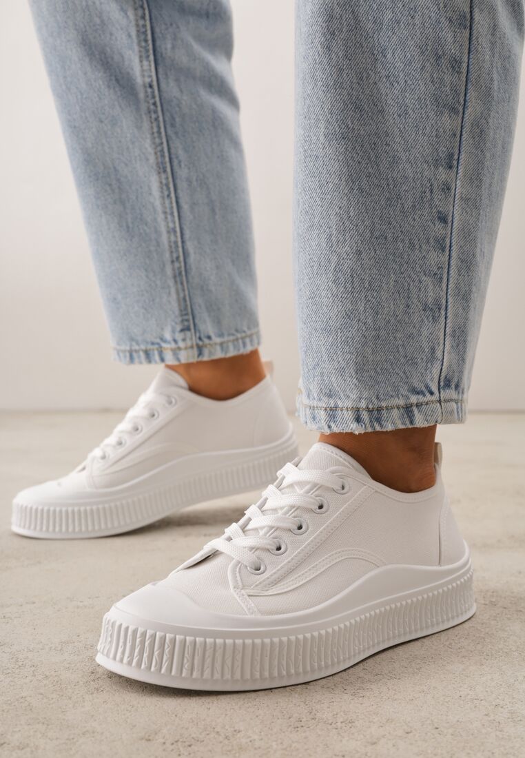 Teniși înalți Albi 1