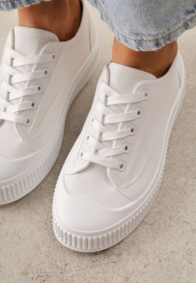 Teniși înalți Albi 3