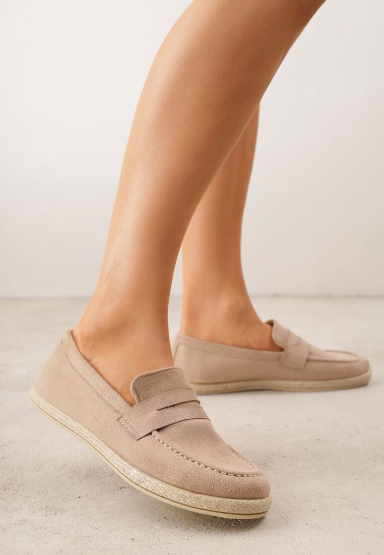 Mocasini Bej închis 2