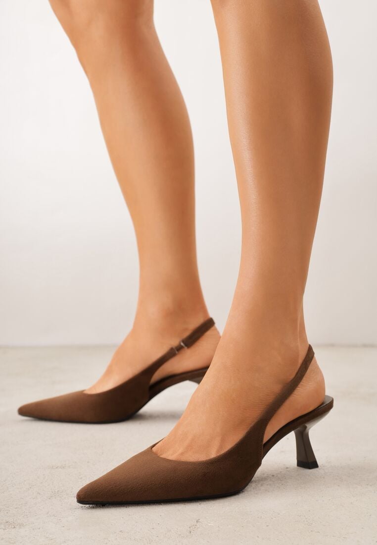 Pantofi cu toc Maro 2