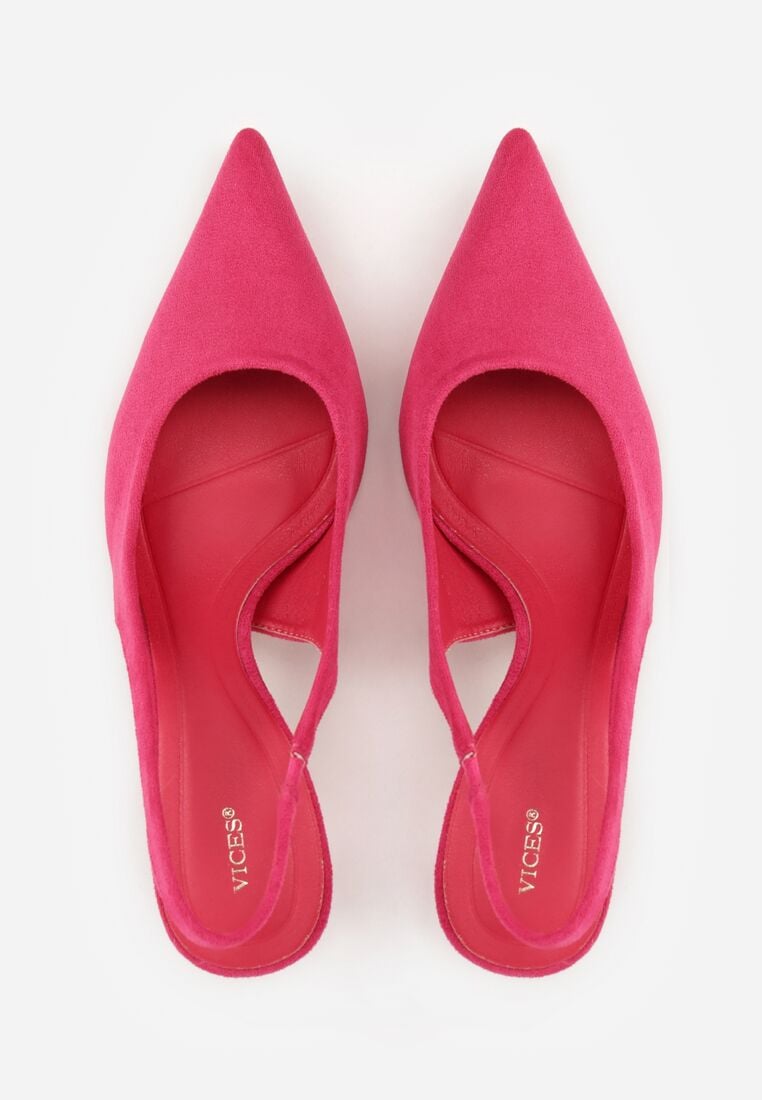 Fuksjowe Czółenka z Odkrytą Piętą VICES na Obcasie Kaczuszka Anatema 6