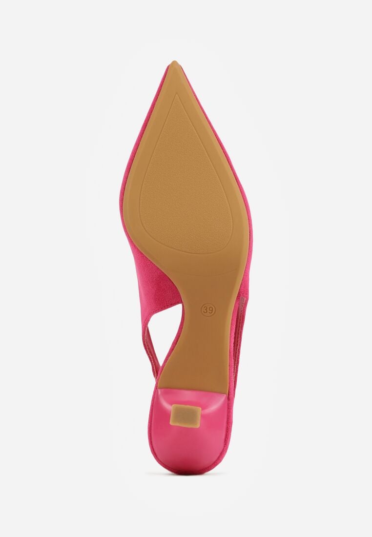 Fuksjowe Czółenka z Odkrytą Piętą VICES na Obcasie Kaczuszka Anatema 7