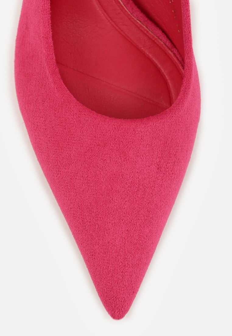 Fuksjowe Czółenka z Odkrytą Piętą VICES na Obcasie Kaczuszka Anatema 9