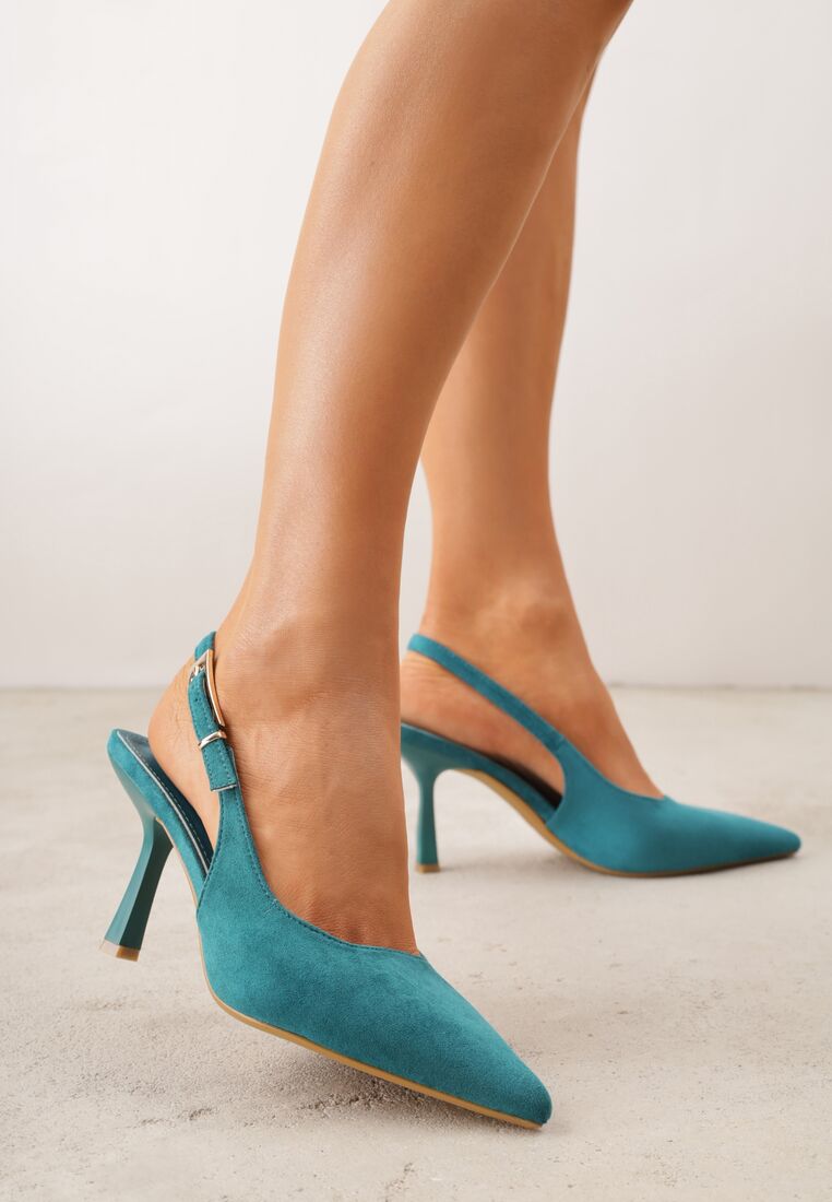 Pantofi stiletto Verzi 2