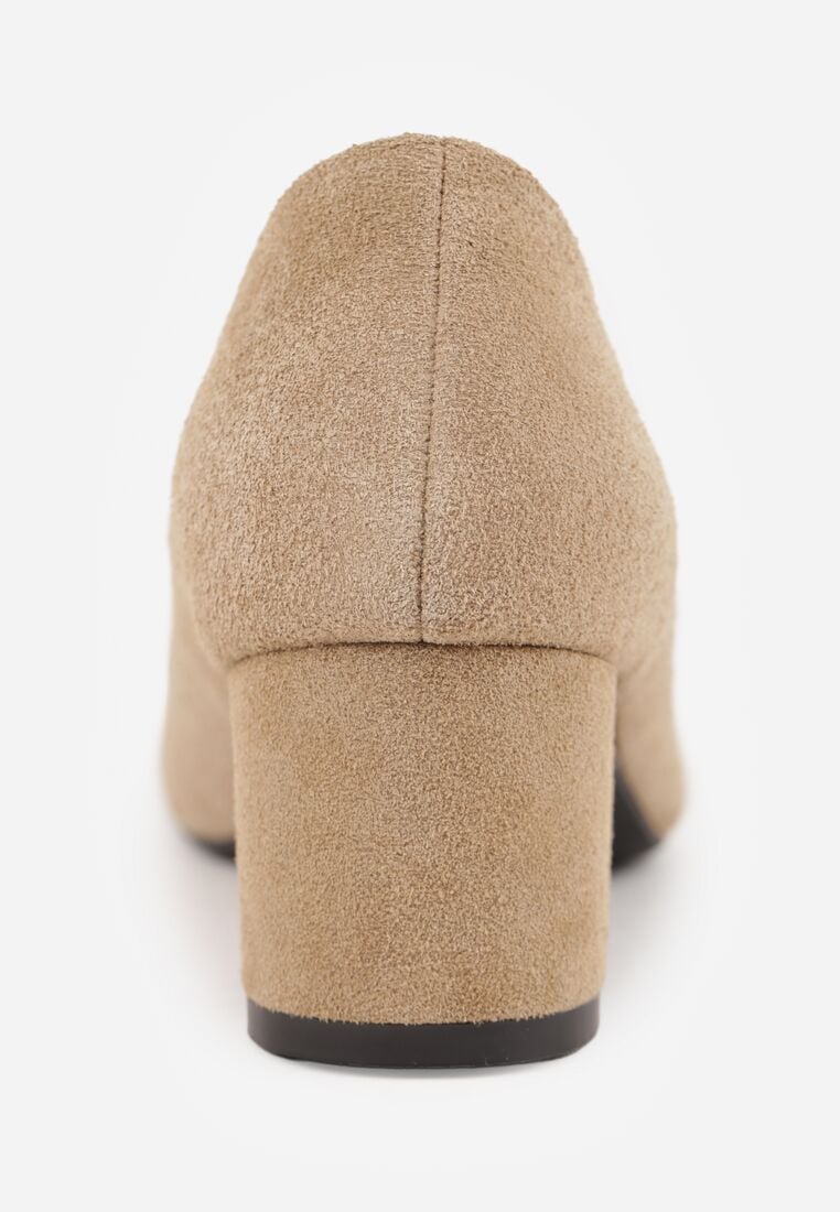 Pantofi cu toc Bej închis 8