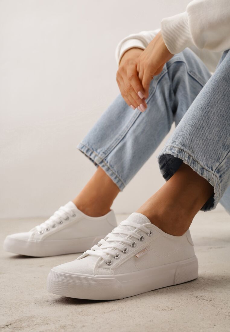 Teniși înalți Albi 1
