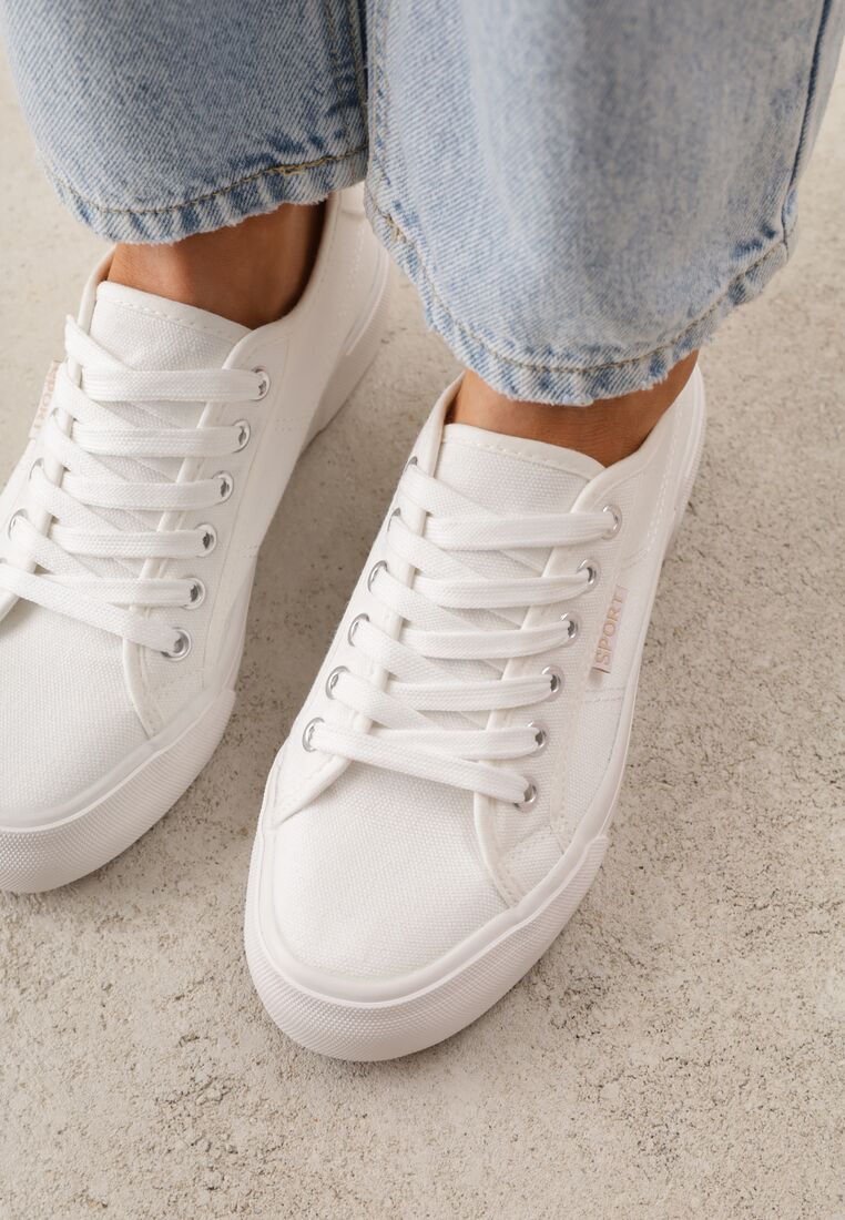 Teniși înalți Albi 3