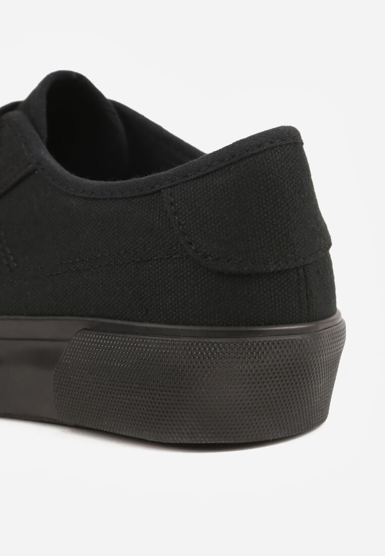 Czarne Trampki VICES Ozdobione Napisem Riovanne 9