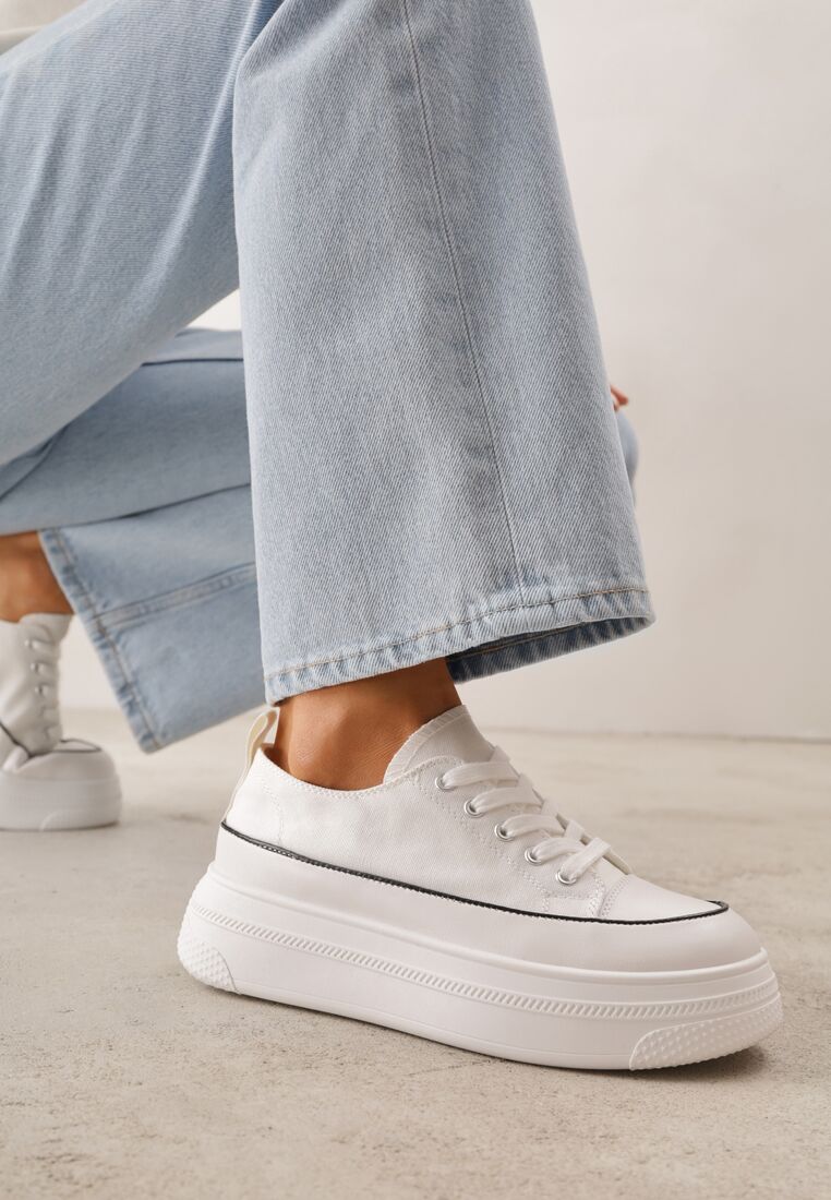 Teniși înalți Albi 2