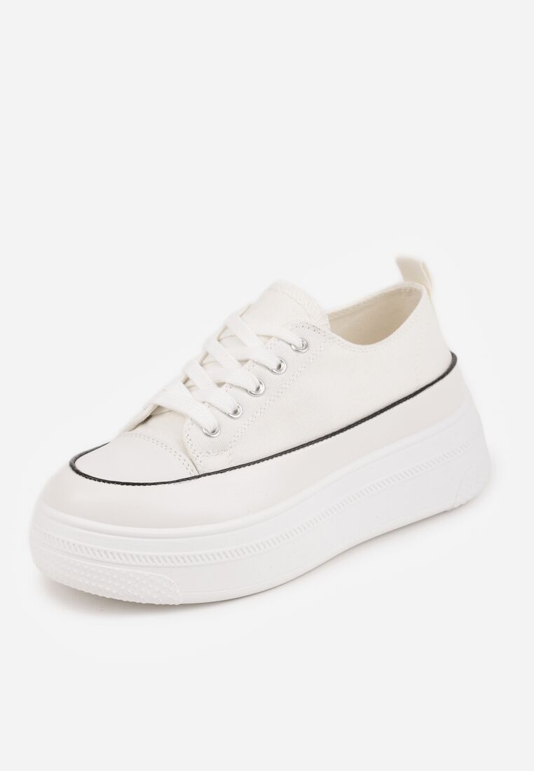 Teniși înalți Albi 5