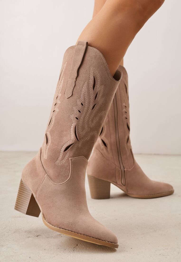 Botine Bej închis 1