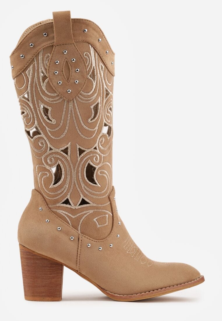 Botine Bej închis 4