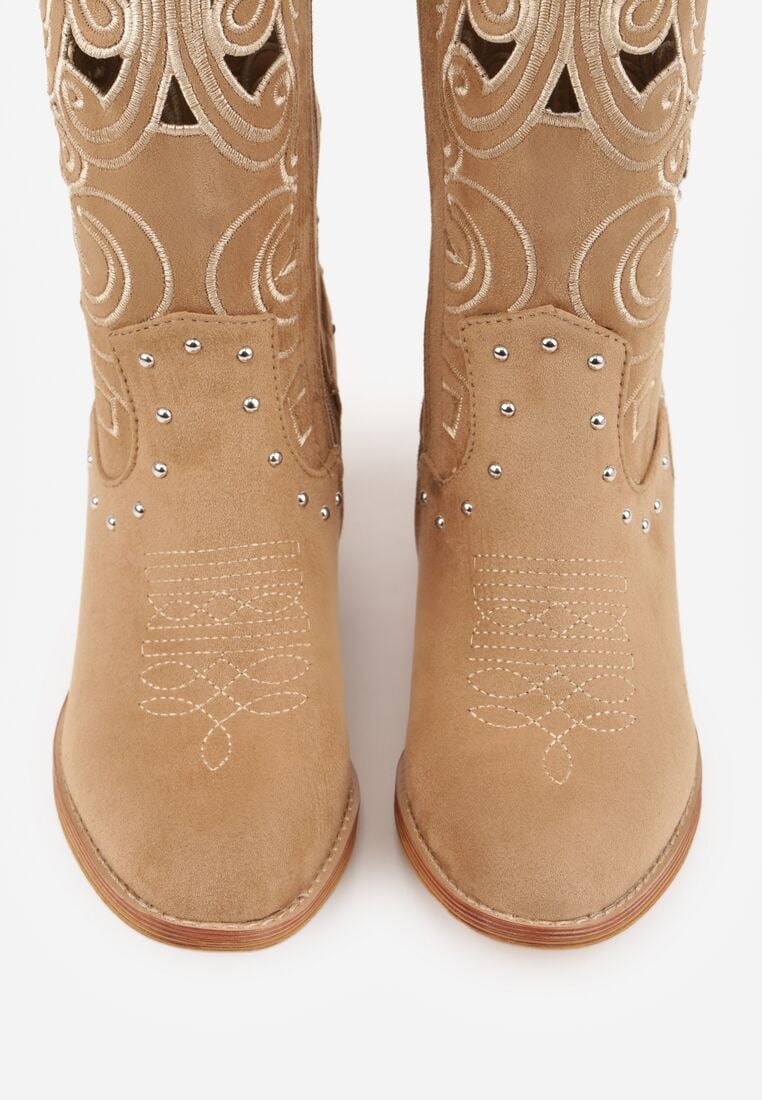 Botine Bej închis 6