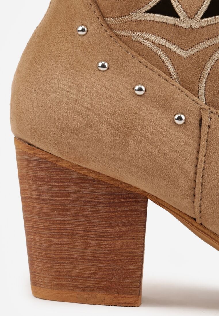Botine Bej închis 8