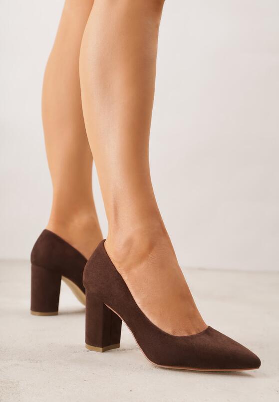 Pantofi cu toc Maro 2