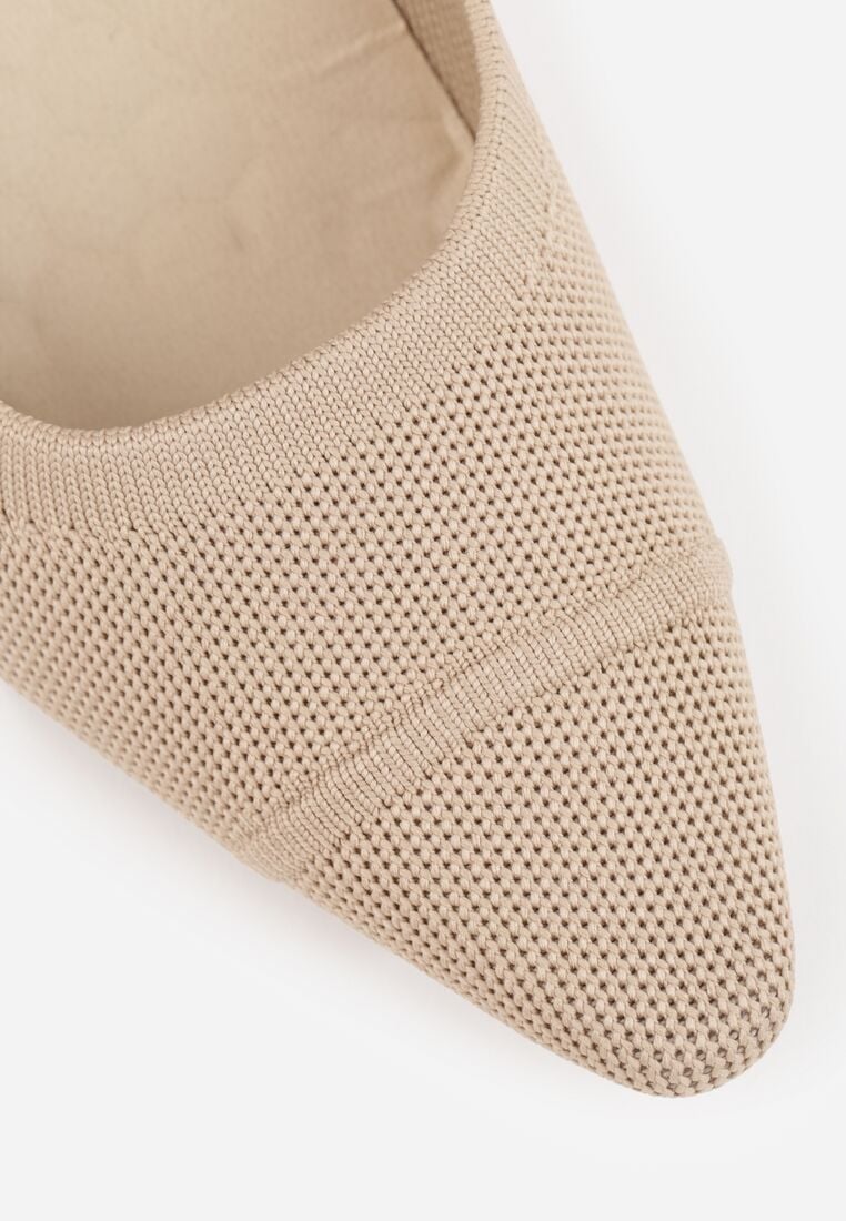 Pantofi cu toc Bej închis 8