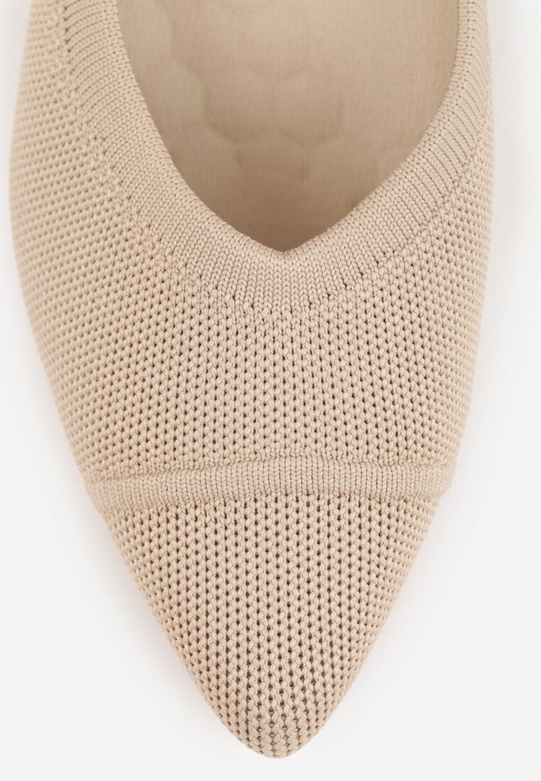 Pantofi cu toc Bej închis 8