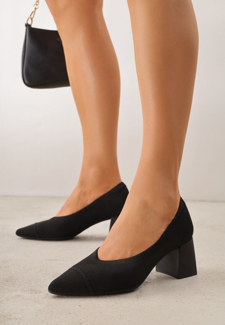 Pantofi cu toc Negri 2