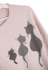 Różowy Sweterek Family Cat