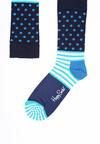 Granatowe Skarpetki Stripes And Dots Happy Socks