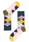 Kolorowe Skarpetki Argyle Happy Socks