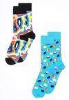 4-pack Kolorowych Skarpetek Happy Socks