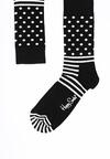Czarne Skarpetki Stripes And Dots Happy Socks