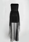 Czarna Sukienka Ball Gown