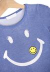 Niebieska Bluzka Yellow Smiles