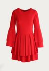 Czerwona Sukienka Hippie Dress