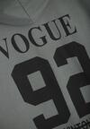 Ciemnozielony Kardigan Vogue 92