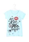 Jasnoniebieski T-shirt Kiss Me