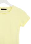 Żółty T-shirt Back To Basic