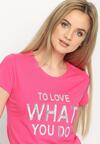 Fuksjowy T-shirt To Love