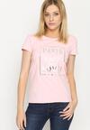 Różowy T-shirt Brugh