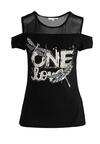 Czarny T-shirt One Love