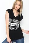 Czarny T-shirt Humbly