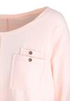Różowa Bluzka Dual Pocket