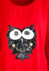 Czerwona Bluzka Owlet