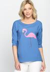 Niebieska Bluzka Shiny Flamingo