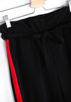 Czarno-Czerwone Spodnie Dresowe Two Colors