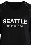 Czarna Koszulka Seattle