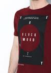 Bordowa Koszulka Black Mood