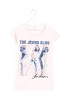 Jasnoróżowy T-shirt The Jeans Blog
