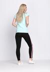 Czarno-Czerwone Legginsy Feel Alive