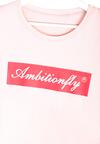 Różowy T-shirt Ambition Fly