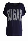 Granatowy T-shirt Sugar Cane